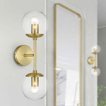 Light Society Zeno 2-Light Globe Wall Sconce for Home