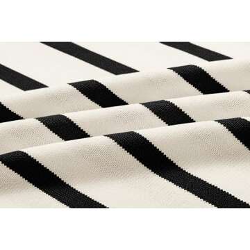 MIROL Women's Sleeveless Striped Tank Tops 2025 Summer Crewneck T-Shirts Basic Knit Casual Loose Blouse White