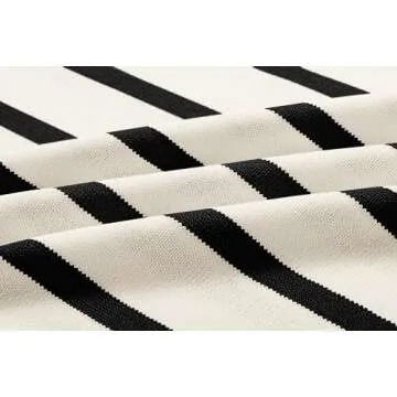 MIROL Women's Sleeveless Striped Tank Tops 2025 Summer Crewneck T-Shirts Basic Knit Casual Loose Blouse White