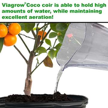 Viagrow Coco Coir Brick - Premium Grow Media for Plants