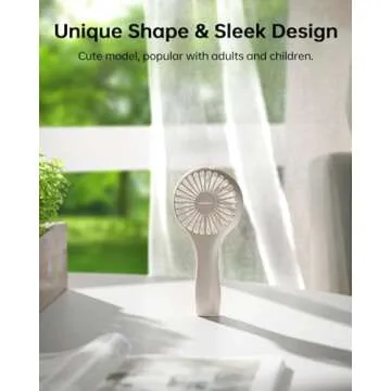 TriPole Mini Handheld Fan Battery Powered Rechargeable