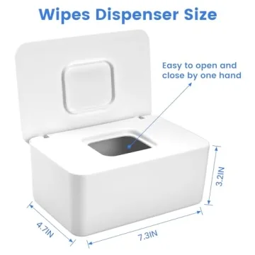 LEQXGO Baby Wipes Dispenser - Stylish, Safe, Convenient