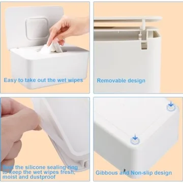 LEQXGO Baby Wipes Dispenser - Stylish, Safe, Convenient