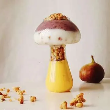 Unique Mushroom Cocktail Glasses - Stylish & Fun Drinkware