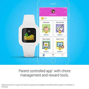 Garmin vivofit jr. 3, Fitness Tracker for Kids, Swim-Friendly, Up To 1-year Battery Life, Disney Princess, Adjustable watch