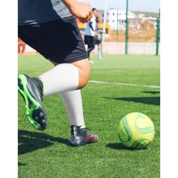 CWVLC Kids Soccer Socks Knee High Athletic Compression Socks