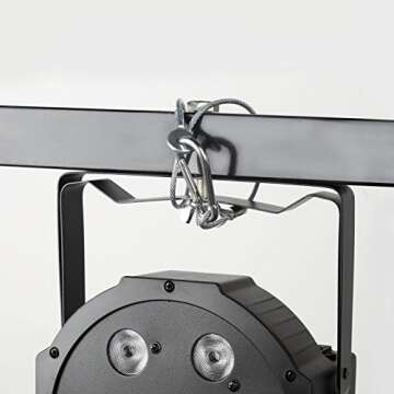 MOUNTAIN_ARK 10 Pack Stainless Steel Stage Light Safety Cables for Up to 66 lb Load