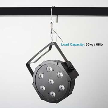 MOUNTAIN_ARK Stage Light Safety Cables - 66 lb Capacity