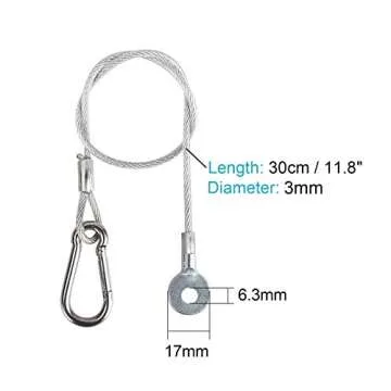 MOUNTAIN_ARK Stage Light Safety Cables - 66 lb Capacity