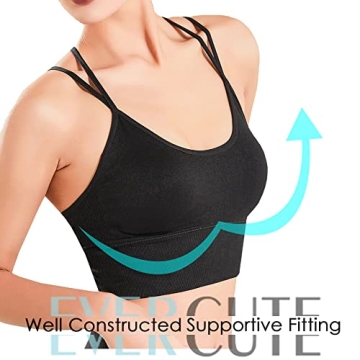 Everscute Cross Back Sport Bras for Stylish Activewear