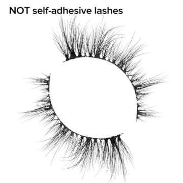 Siligli Cat Eye False Eyelashes Manga Lashes Natural Look 15mm Wispy Lashes with Extra Thin Band, Fluffy 3D Volume Fake Eyelashes, Anime Soft Lashes Pack Faux Mink False Eyelashes, 5 Pairs