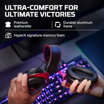 HyperX Cloud II Gaming Headset with 7.1 Surround Sound