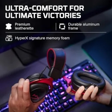 HyperX Cloud II Gaming Headset with 7.1 Surround Sound
