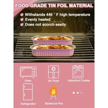 Bigmeta Mini Loaf Pans 50 Pack with Lids and Spoons