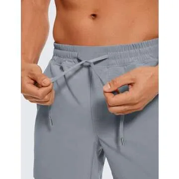 CRZ YOGA Men's Linerless Workout Shorts - Lightweight 5"