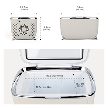 Living Enrichment Mini Fridge 6L for Skincare and Beverages