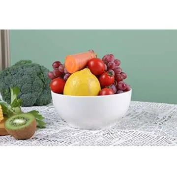 Accguan 24-Ounce Porcelain Bowl Set - 8 Pack for All Meals