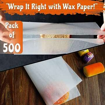 Perfect Stix Gordon choice DeliWaxPaper10-500 Deli Wax Paper, 10" x 10.75", Plain (Pack of 500)