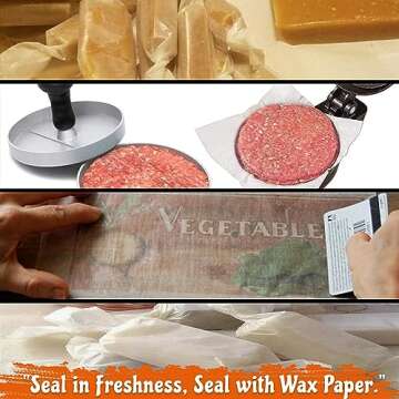 Perfect Stix Gordon choice DeliWaxPaper10-500 Deli Wax Paper, 10" x 10.75", Plain (Pack of 500)