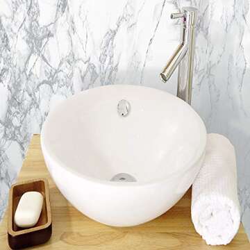 d-c fix 346-0306-3PK Decorative Self-Adhesive Film, Grey Marble, 17" x 78" Roll, 3-Pack