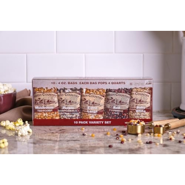 Amish Country Popcorn 10 Pack Gift Set Non-GMO Gluten Free