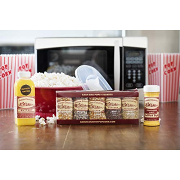 Amish Country Popcorn 10 Pack Gift Set Non-GMO Gluten Free