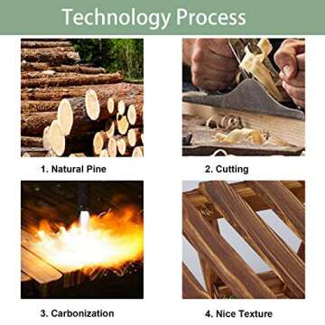 Unho Triangular Plants Stand 32" with Wheels for Indoor Use