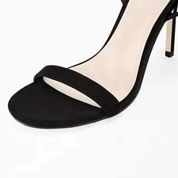 Coutgo Womens Strappy Lace Up Heels - Elegant Summer Sandals