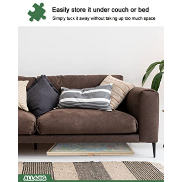 ALL4JIG Rotating Puzzle Board with Drawers and Cover