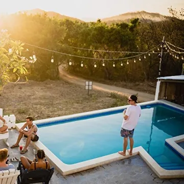 30 Pack S14 Clear Bulbs - Vintage Style Outdoor Lighting