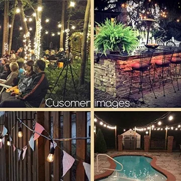 30 Pack S14 Clear Bulbs - Vintage Style Outdoor Lighting