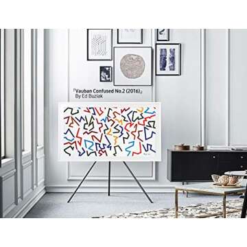 SAMSUNG 75-inch The Frame Customizable Bezel, Modern Teak (VG-SCFA75TKBZA, 2021 Model), 1 Box