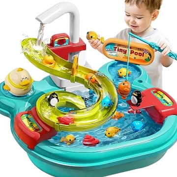 Discover Jiakora 3-in-1 Toddler Kitchen Water Play Sink
