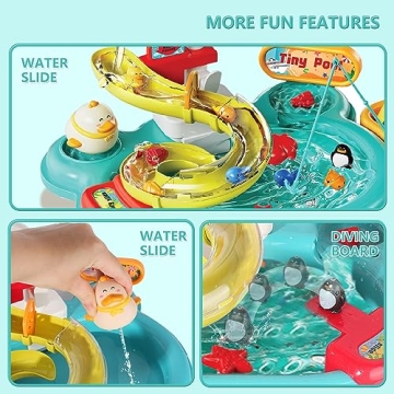 Discover Jiakora 3-in-1 Toddler Kitchen Water Play Sink