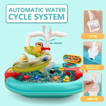 Discover Jiakora 3-in-1 Toddler Kitchen Water Play Sink
