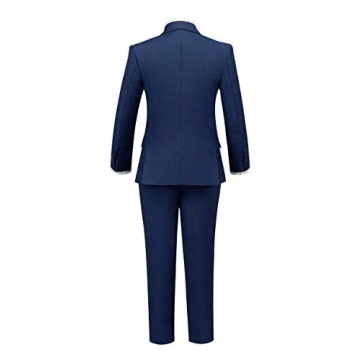 Boys Navy Blue 5 Piece Suit Set for Kids - Size 2T