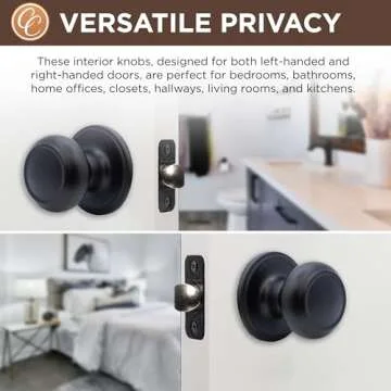 Stylish Copper Creek Black Door Knobs for Home Interiors