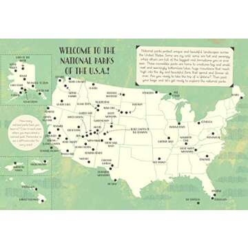 National Parks of the USA: Activity Book: With More Than 15 Activities, A Fold-out Poster, and 50 Stickers! (Americana, 2)