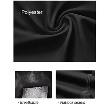 Youth Compression Shirts 3 Pack - Moisture Wicking