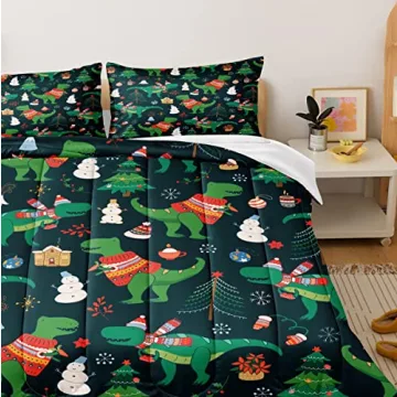 Vibrant Christmas Comforter Set for Kids' Beds