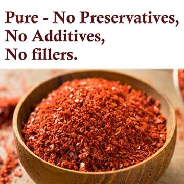 The Spice Way Gochugaru korean red pepper flakes - 8 oz – Premium Quality red pepper flakes & All-...