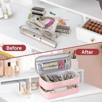 Travel Carrying Case for Shark Flexstyle Hair Dryer