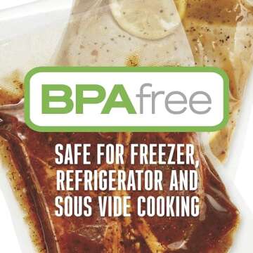 Weston Vacuum Sealer Bags for Food - BPA Free, 100 Count
