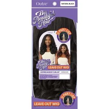 Outre Big Beautiful Hair - Leave Out Wig - Dominican Body Curl 20" (NATURAL BLACK)