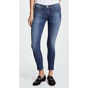 Rag & Bone/JEAN Women's The Capri Jeans, Rae, Blue, 27