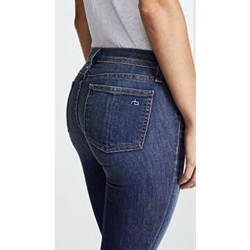 Rag & Bone/JEAN Women's The Capri Jeans, Rae, Blue, 27