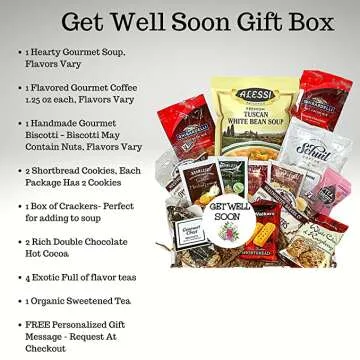 Thoughtful Gift Basket Box for Hospital Visits