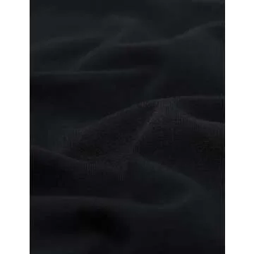 CRZ YOGA Men's Cotton Polyester Short Sleeve T-Shirt Classic Fit Casual Workout Tops Soft Premium Tee Black Large