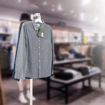 SSWBasics Adjustable White Costumer Stand – Single Arm Clothes Rack - Retail Clothing and Garment Display Stand – Ideal For Showcasing Hanging Items In Thrift Shops, Boutiques and Retail Stores