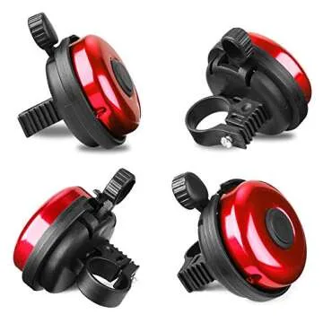 Accmor Classic Bike Bell, Aluminum Bicycle Bell, Loud Crisp Clear Sound Bicycle Bike Bell for Adults Kids